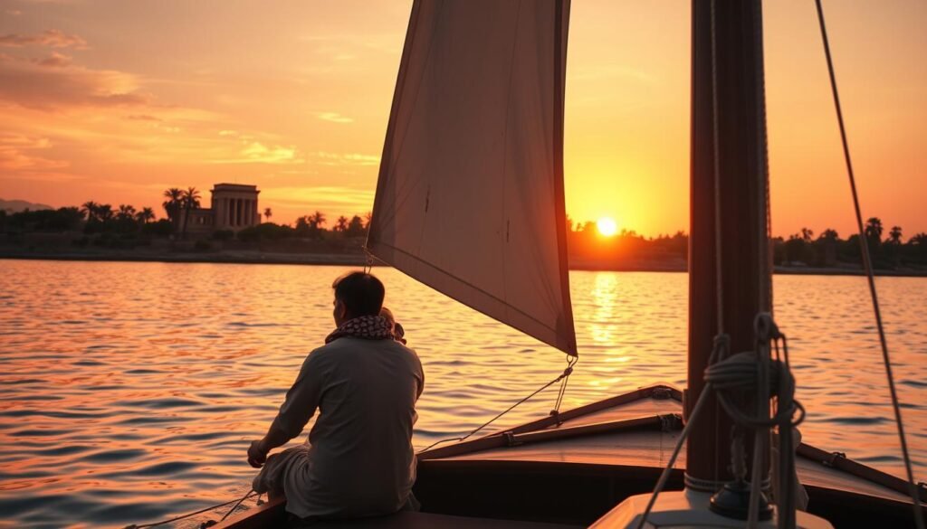 felucca sunset